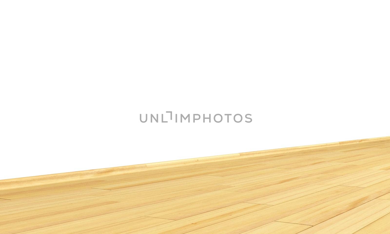 Wall with Wooden Floor Diagonal - Fir