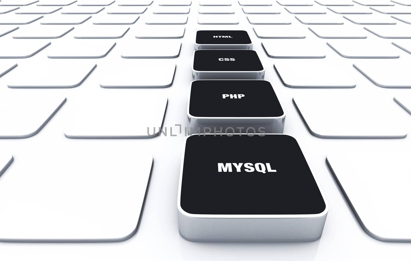 3D Pads Black - HTML CSS PHP MYSQL 4