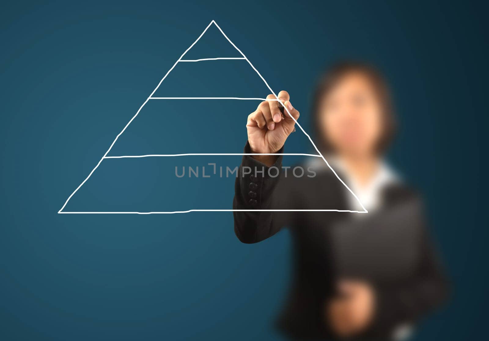 working women write business diagram
