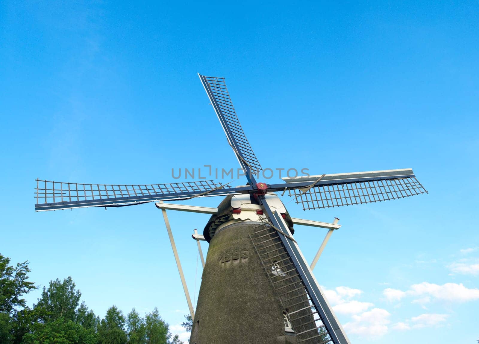 originally restored dutch windmill