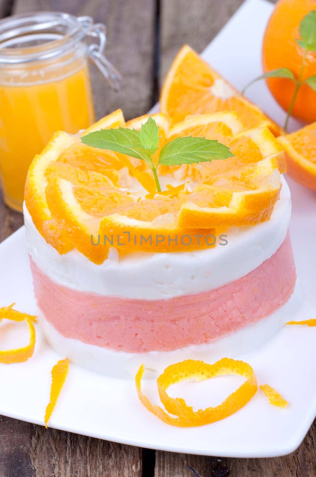Orange dessert