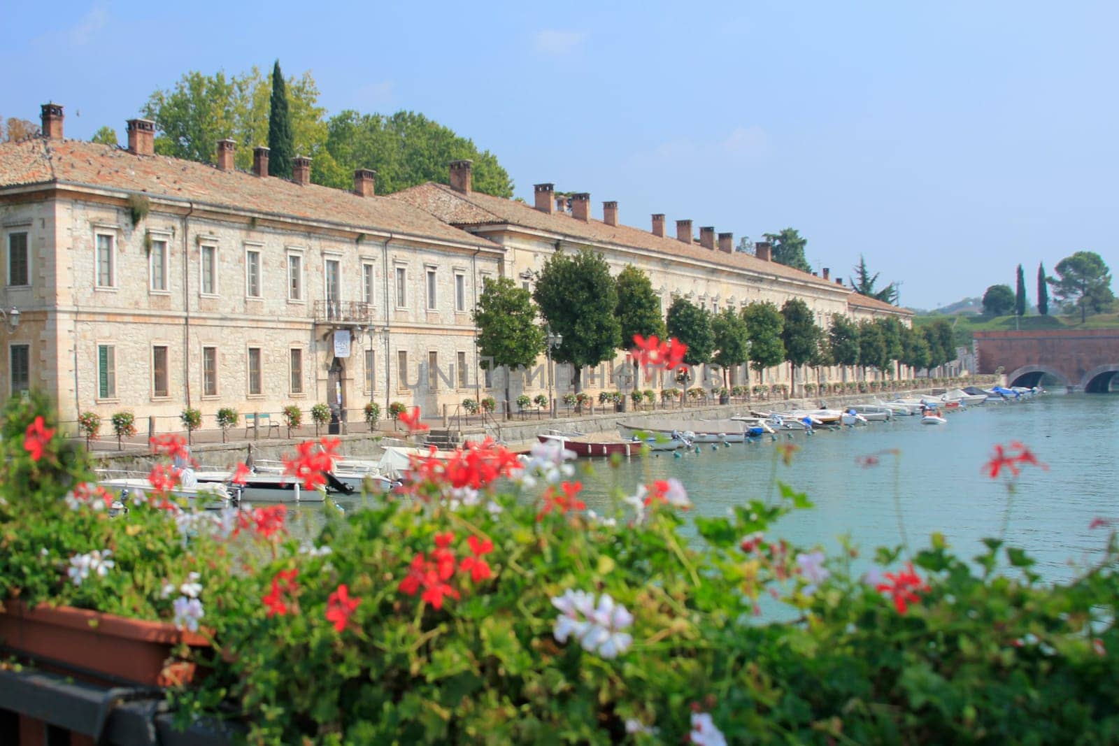 Peschiera del Garda on Lake Garda,Italy