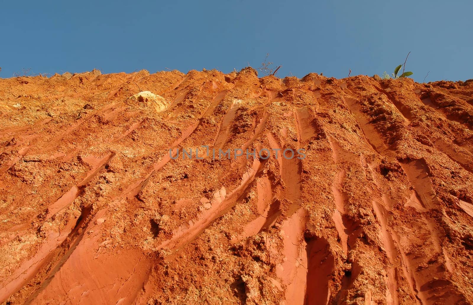 textured of land section