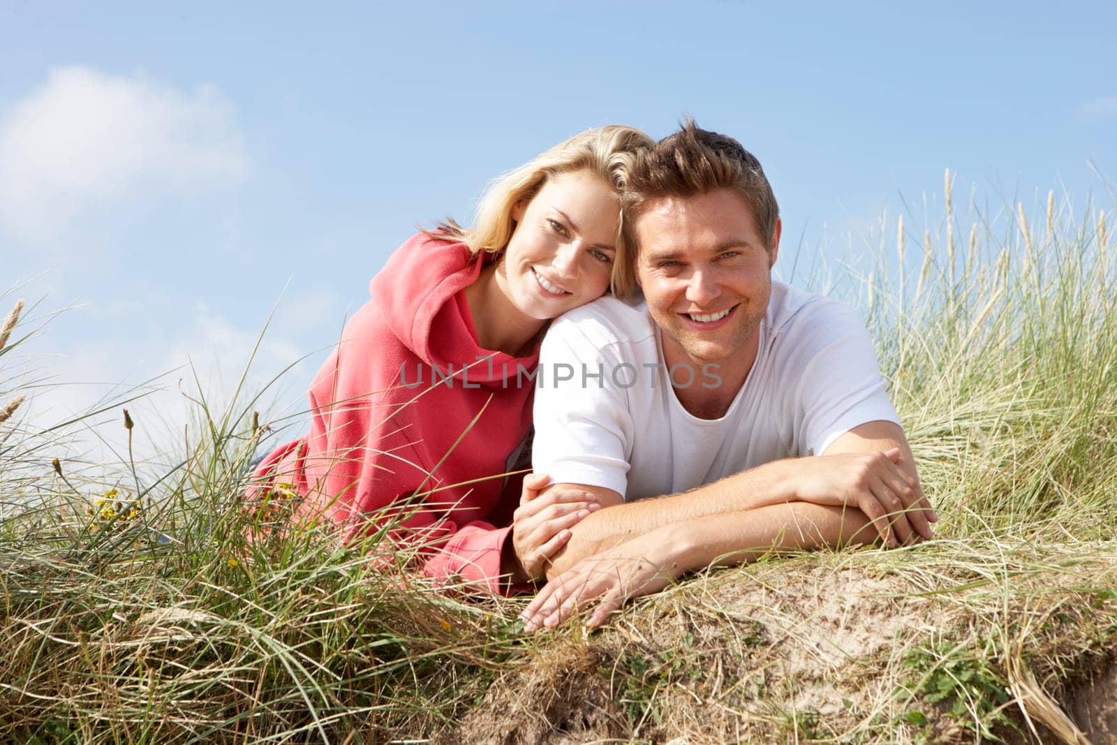 Romantic couple outdoors