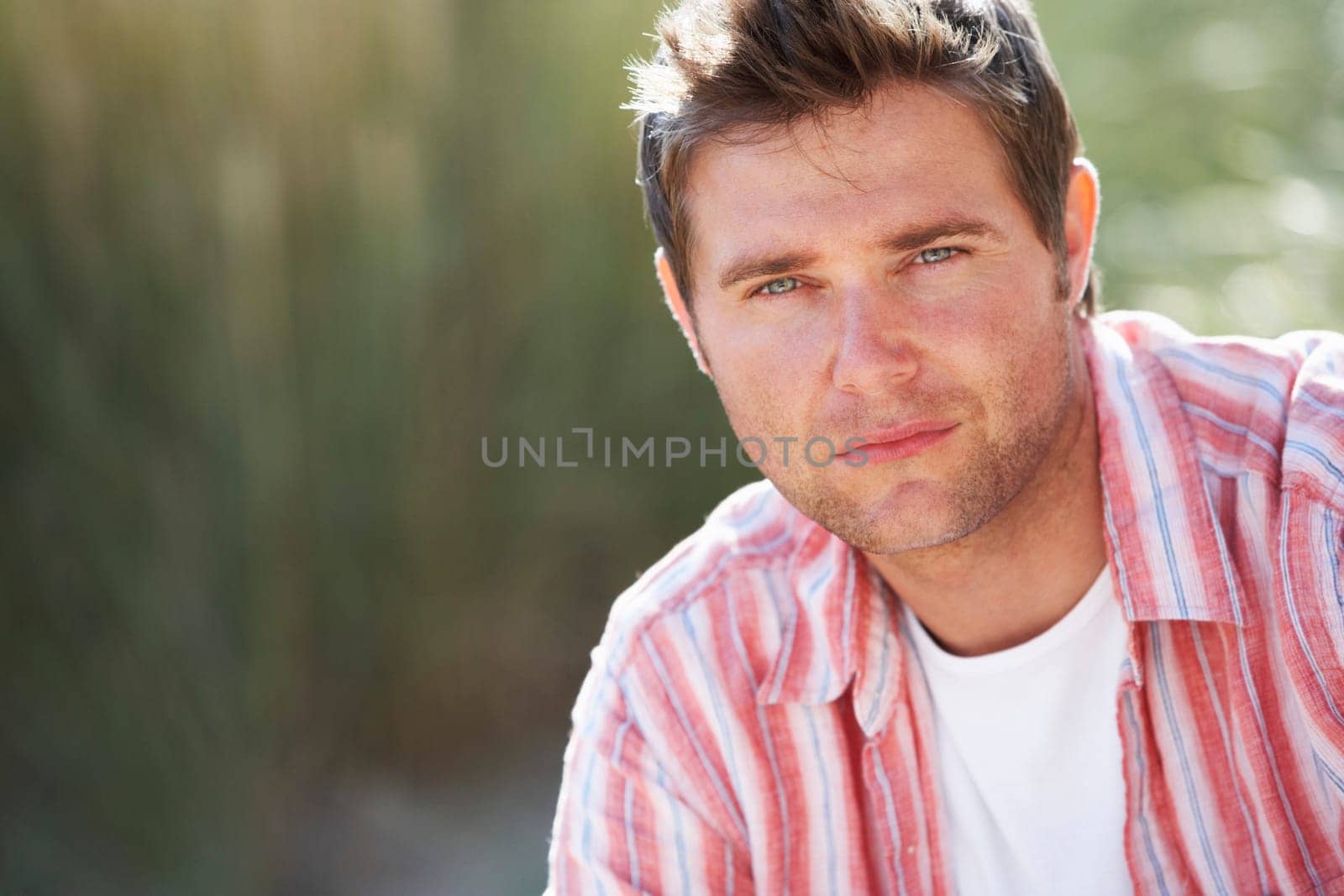 Portrait man outdoors