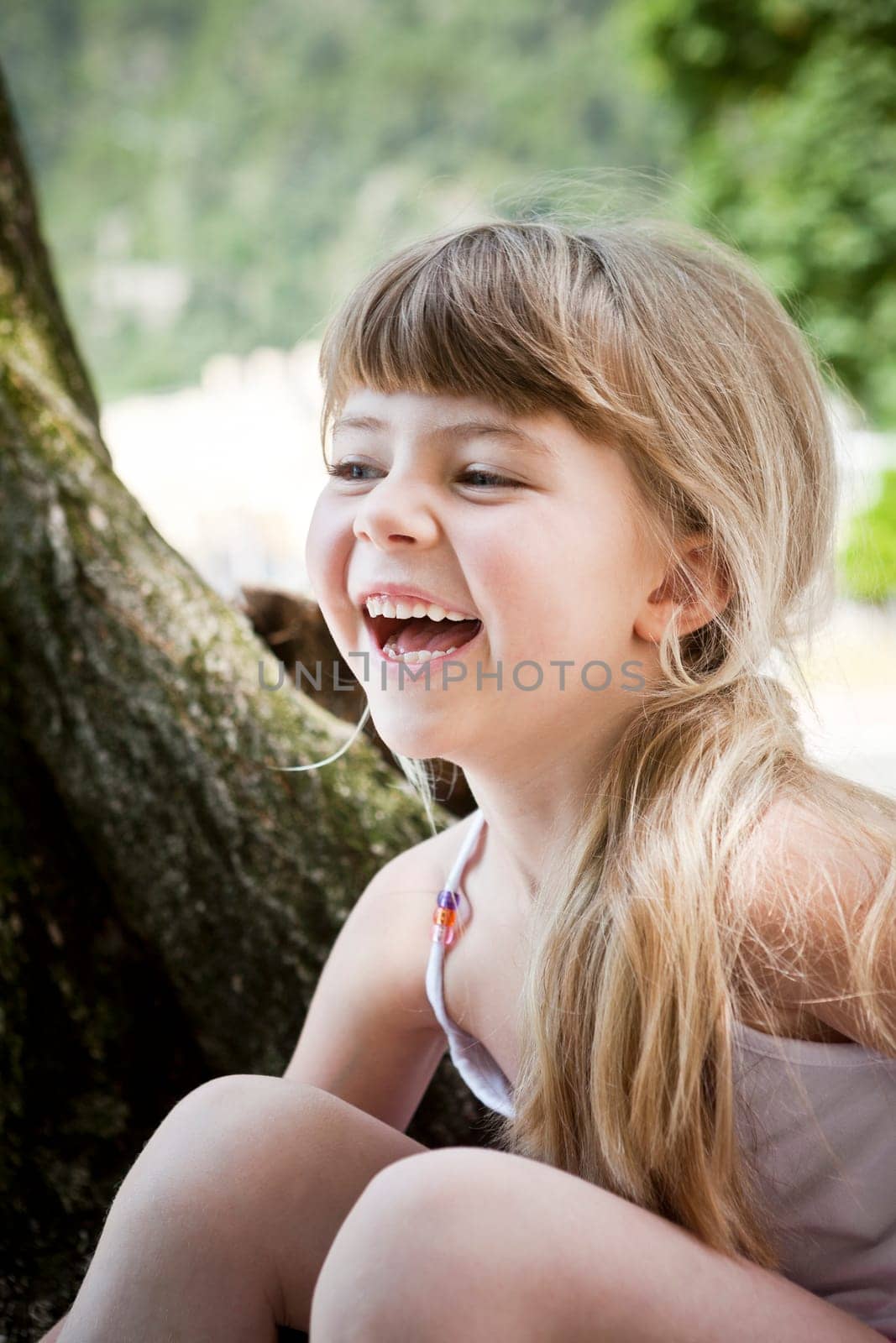 Portrait of a Laughing Girl