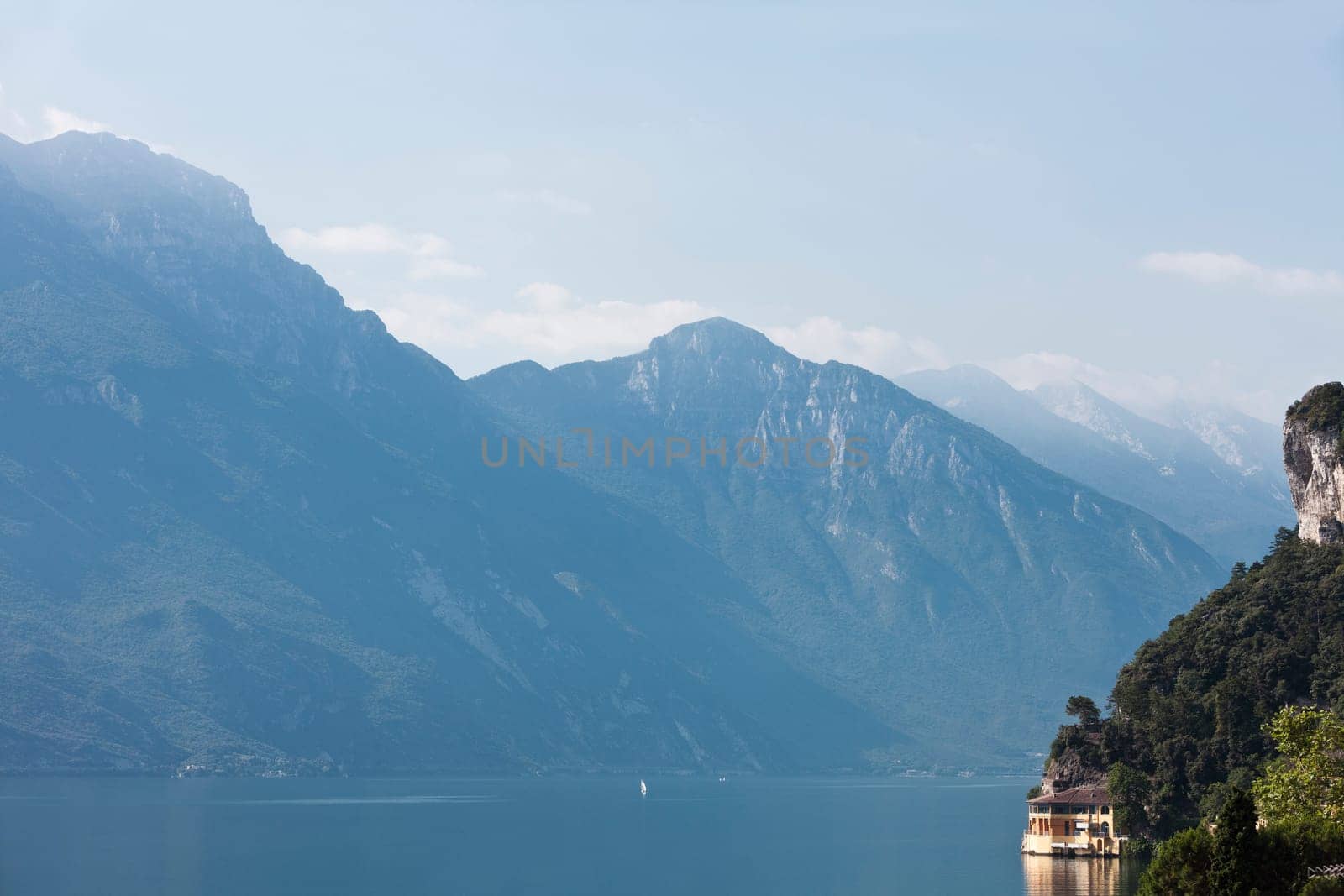View of the Lake Garda in Italy