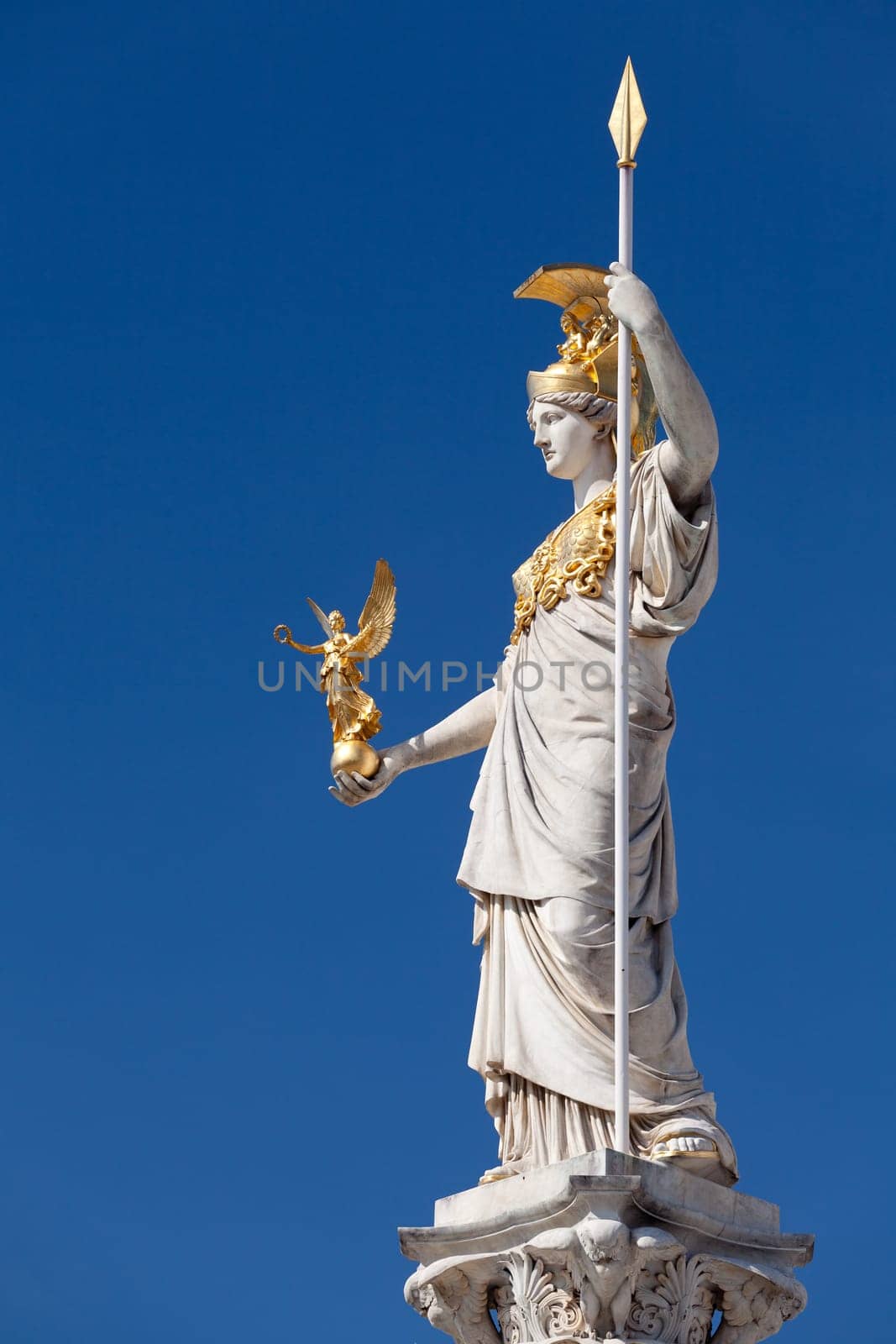 Pallas Athena,patron goddess of Greek mythology and symbol