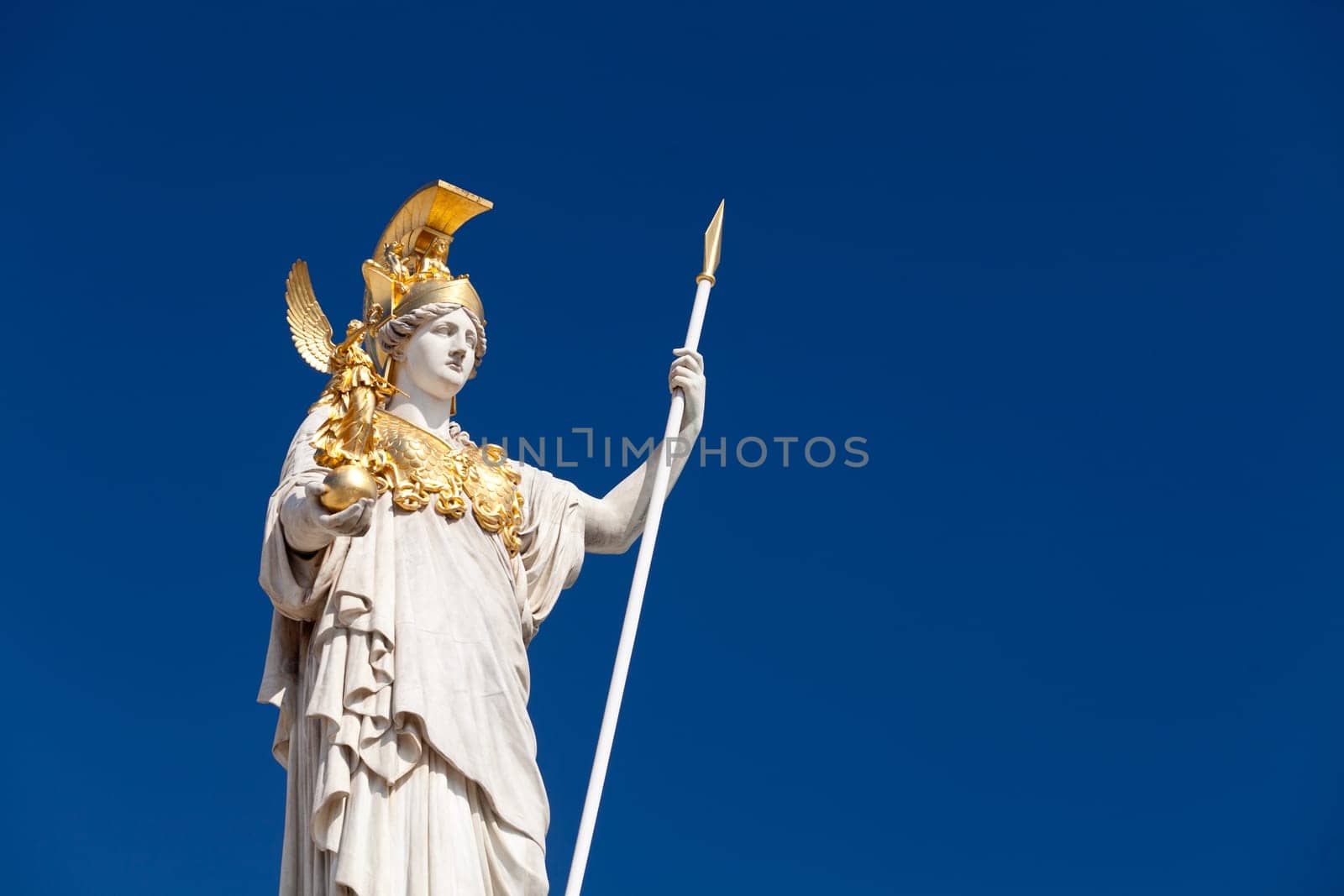 Pallas Athena,patron goddess of Greek mythology and symbol