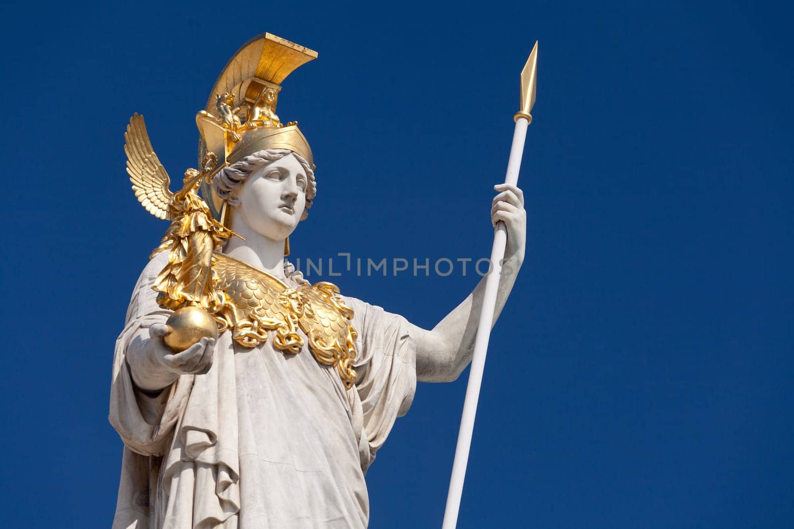 Pallas Athena,patron goddess of Greek mythology and symbol