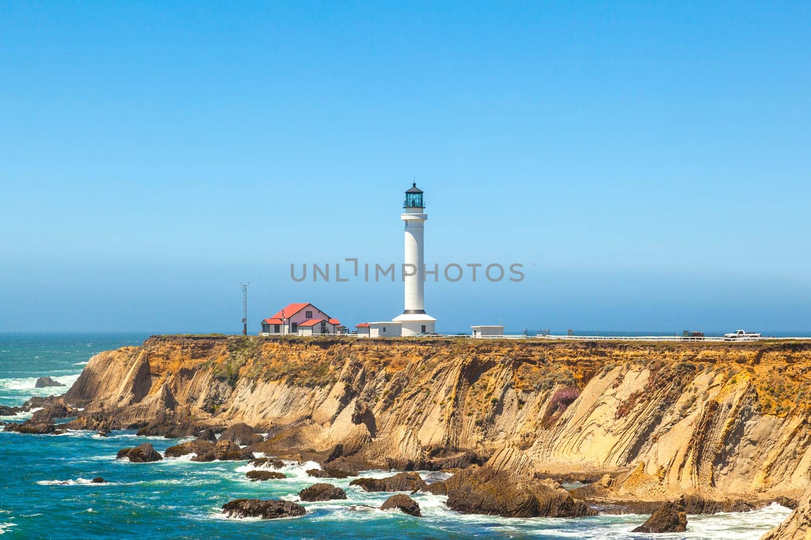 famous Point Arena Lighthouse in California