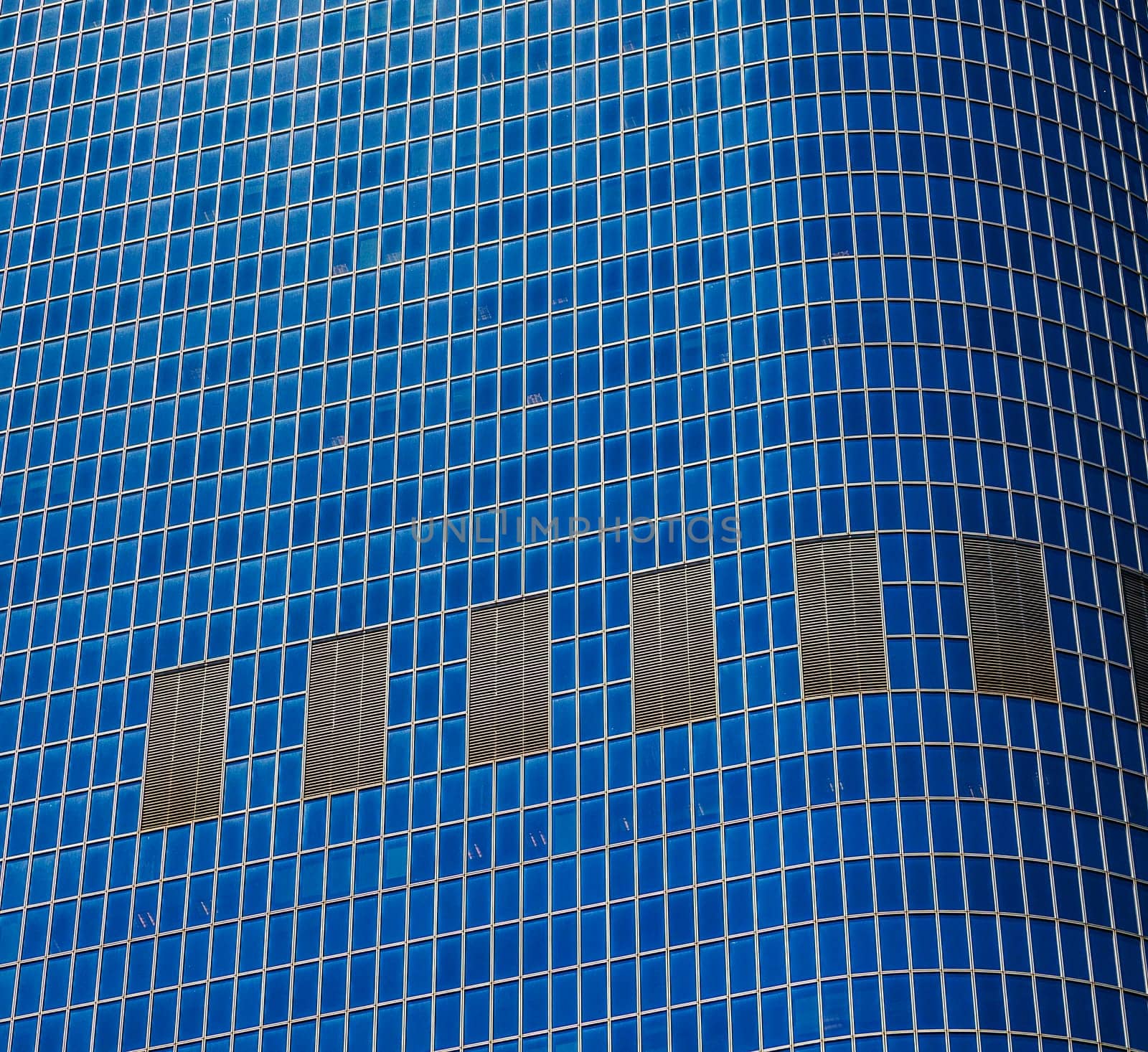 facade of skyscraper downtown Los Angeles