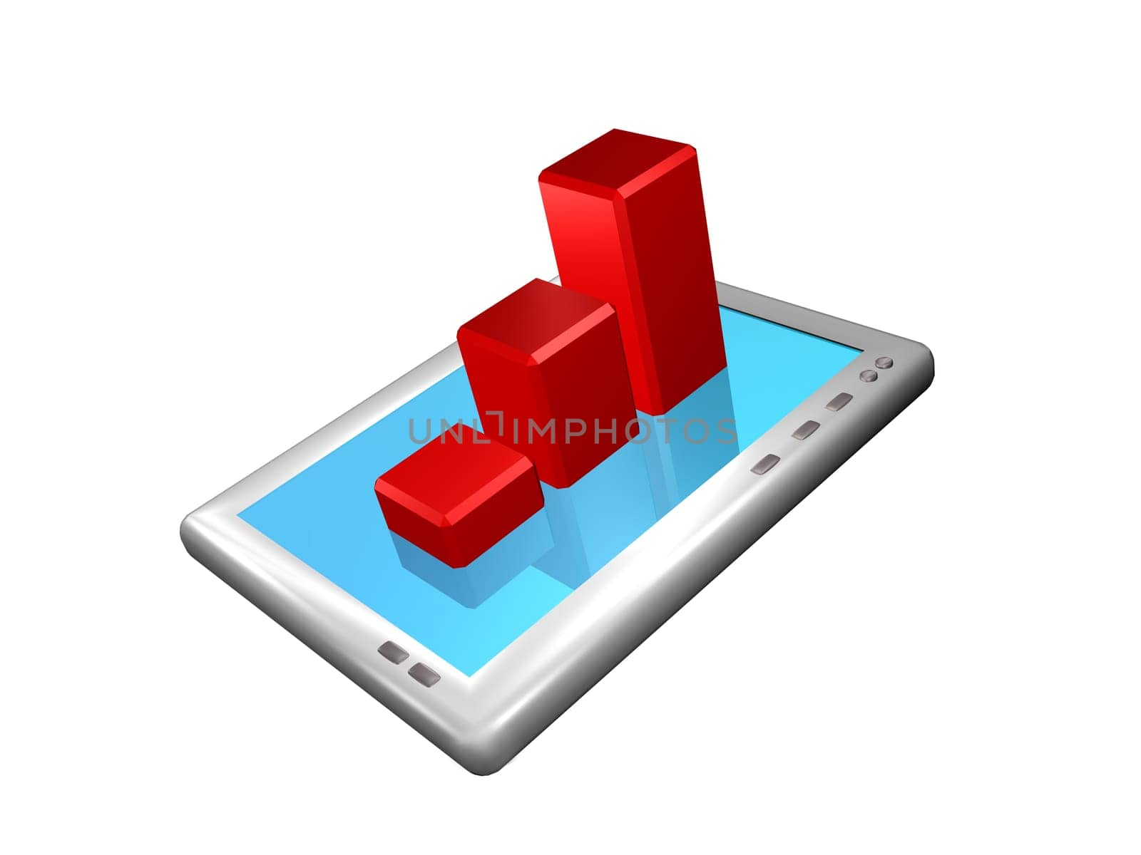 3d tablet pc diagram