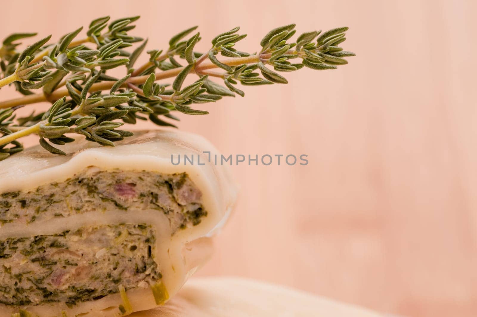 Close-up of thyme and a mouth swap