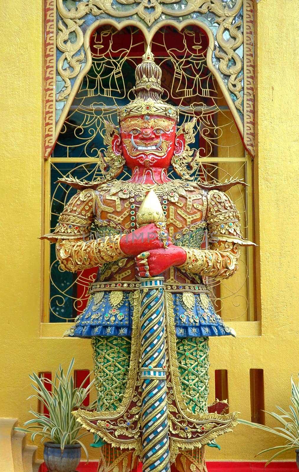 giant in thai tenple