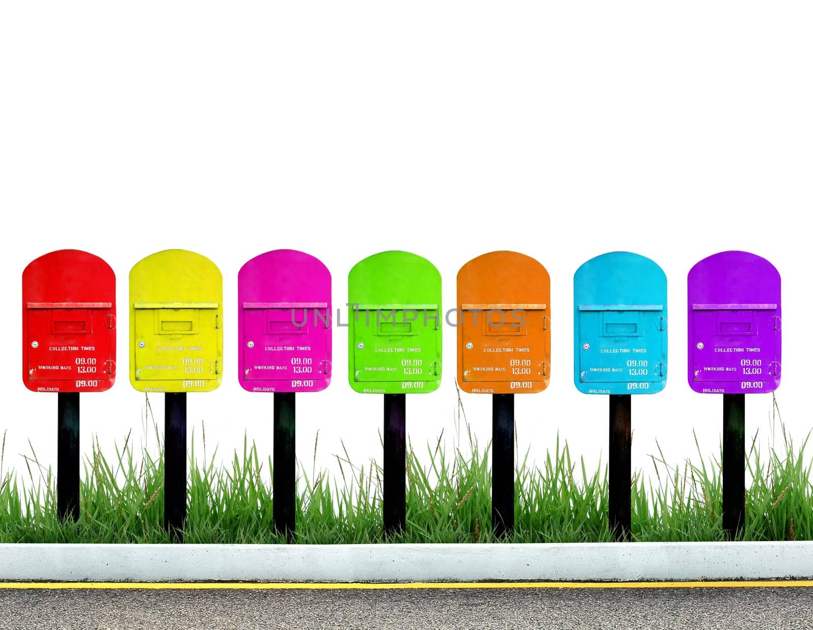 postbox isolated