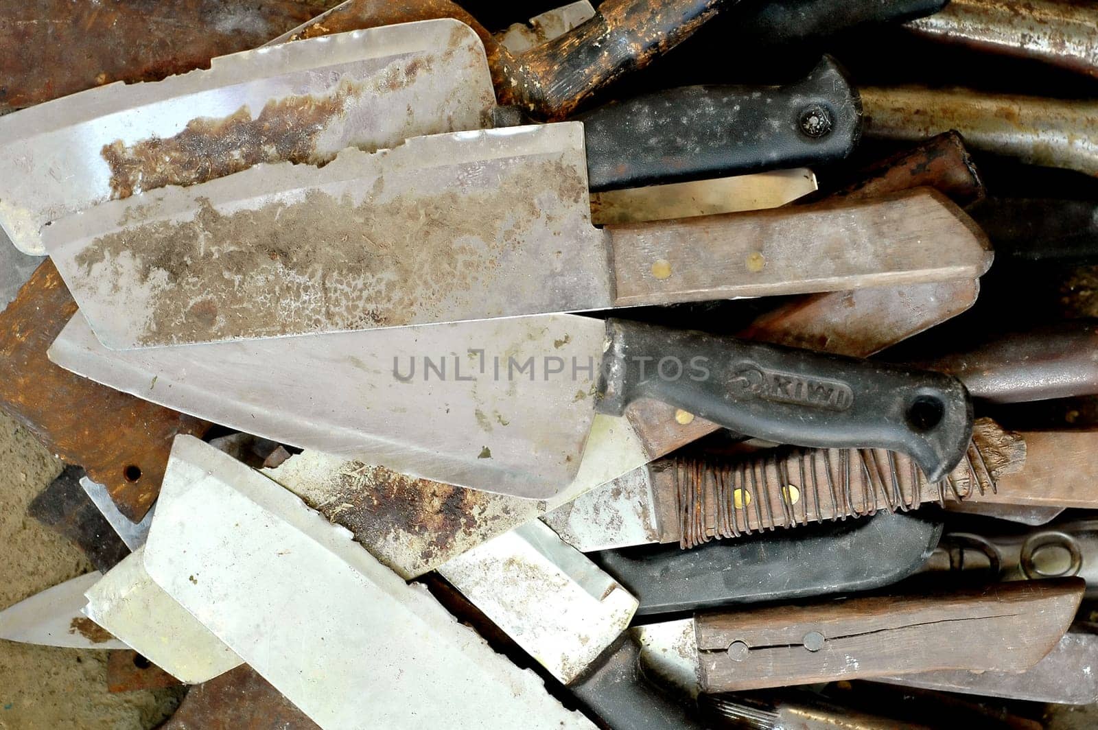 old kitchen knife