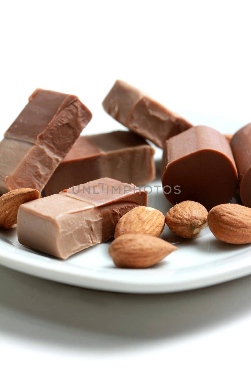 almond nougat pieces
