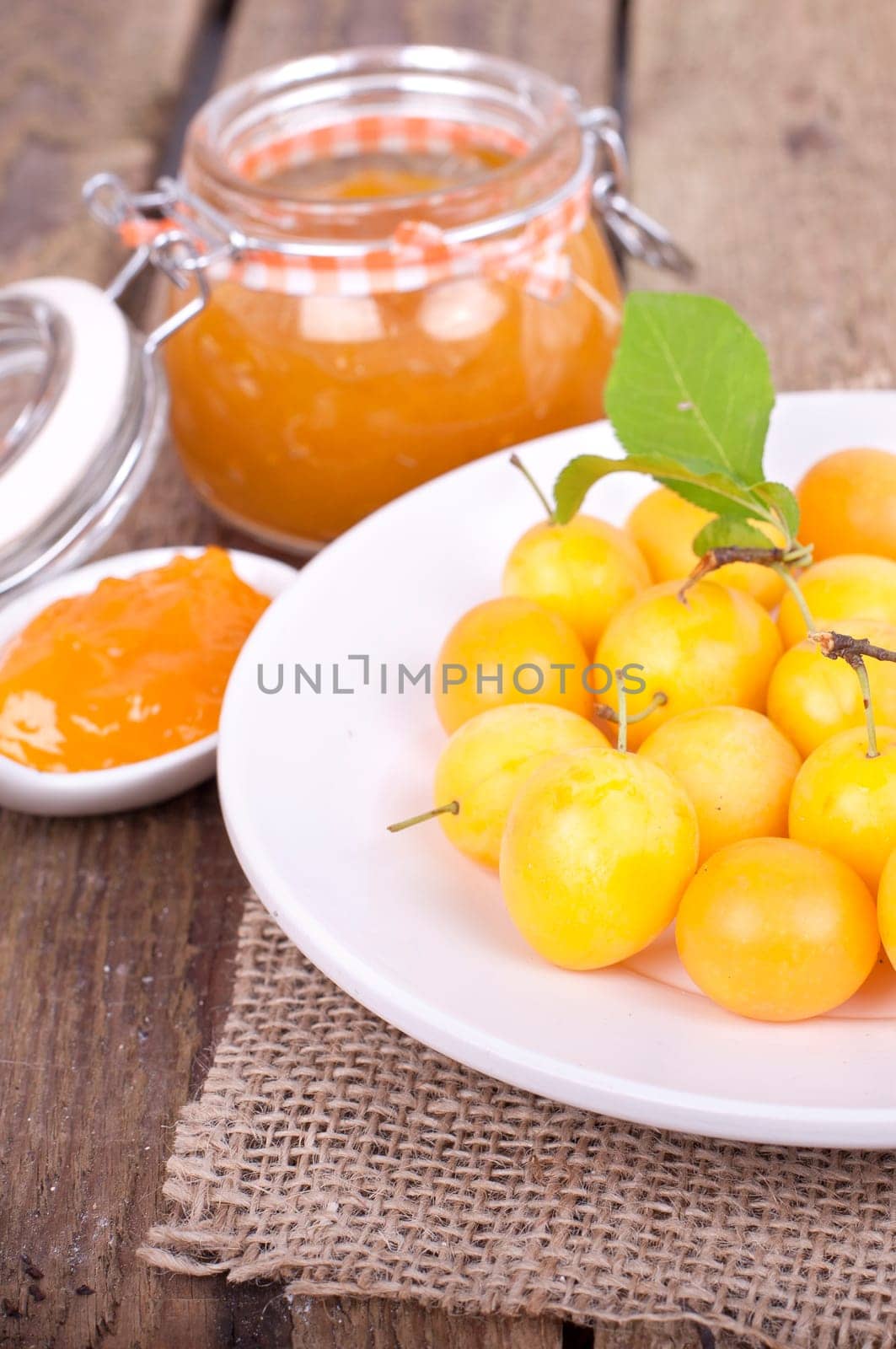 Mirabelle plum jam