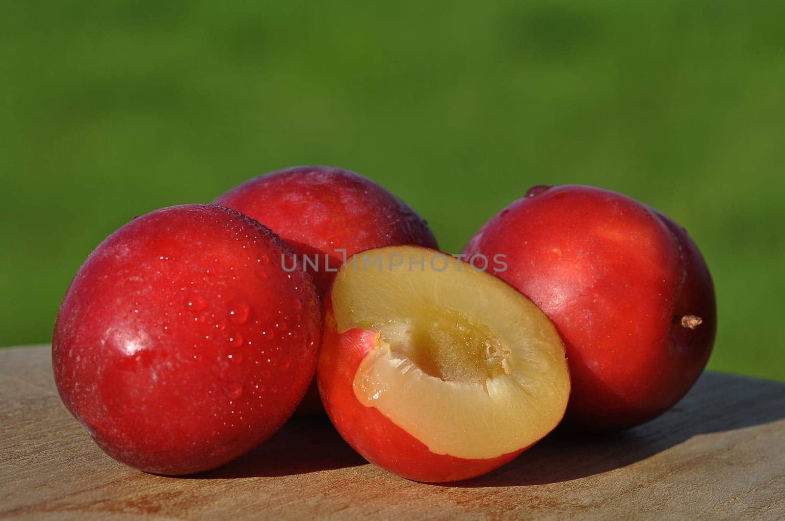 red plums