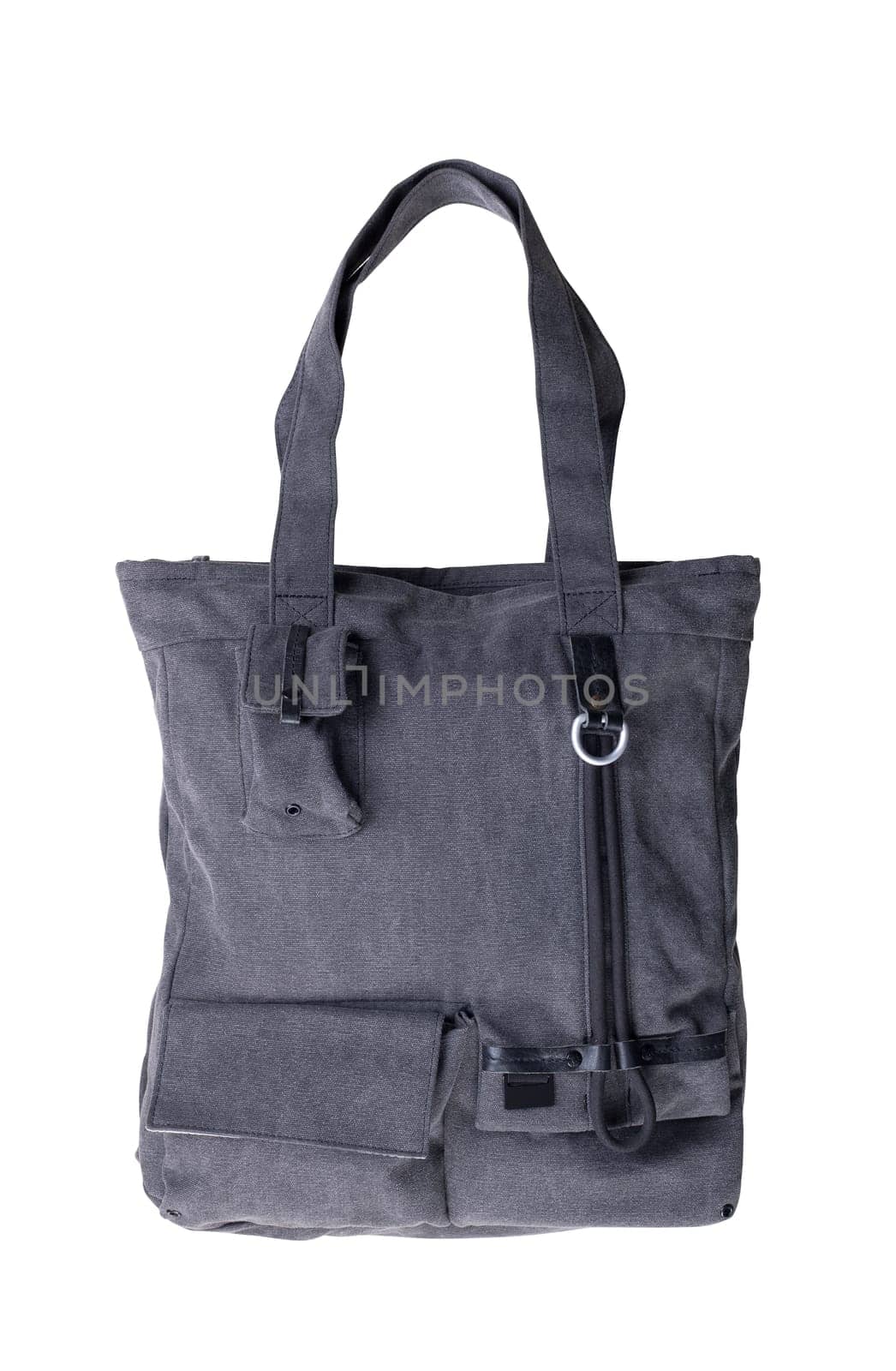 Hip retro style laptop bag isolated on white background