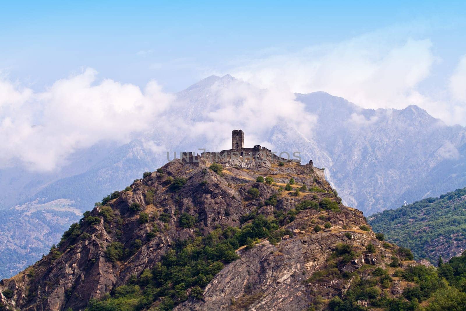 castle in Aosta