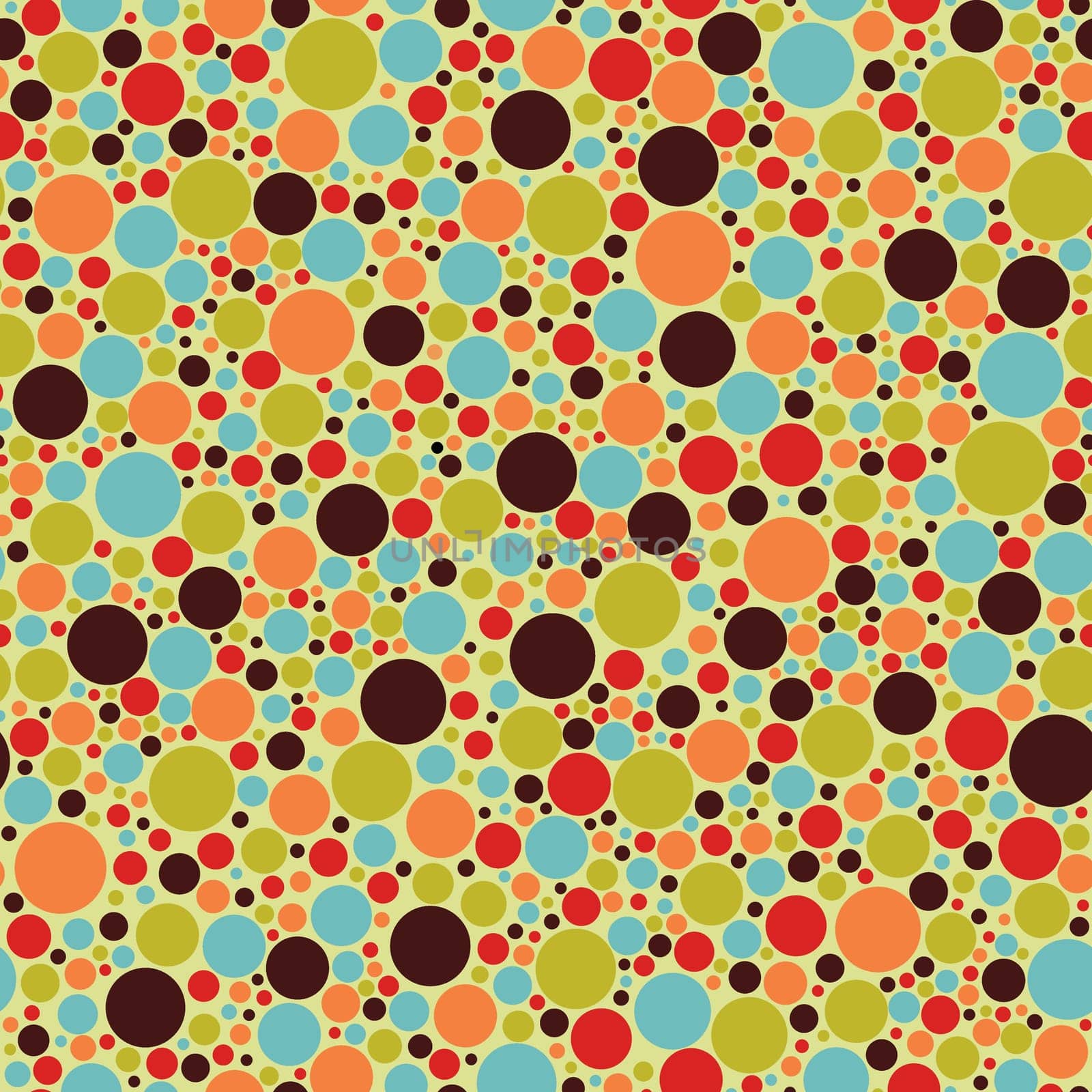 Abstract colorful circle pattern background. Vector file layered for easy manipulation and coloring.