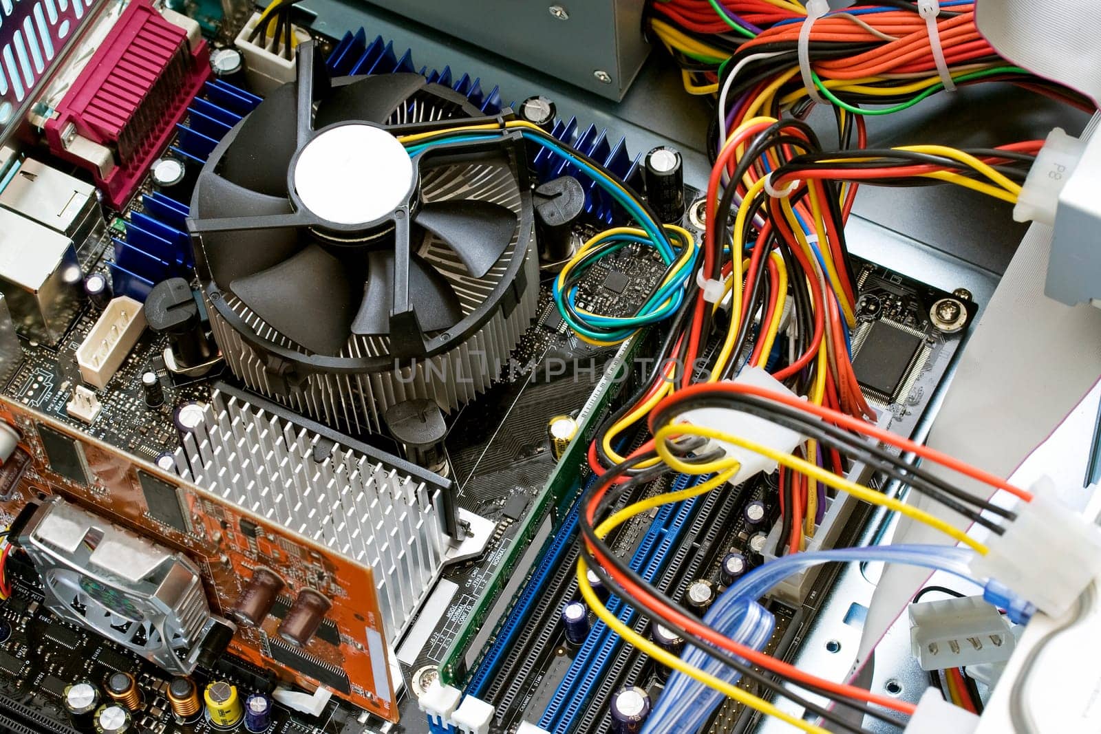 Inside a computer