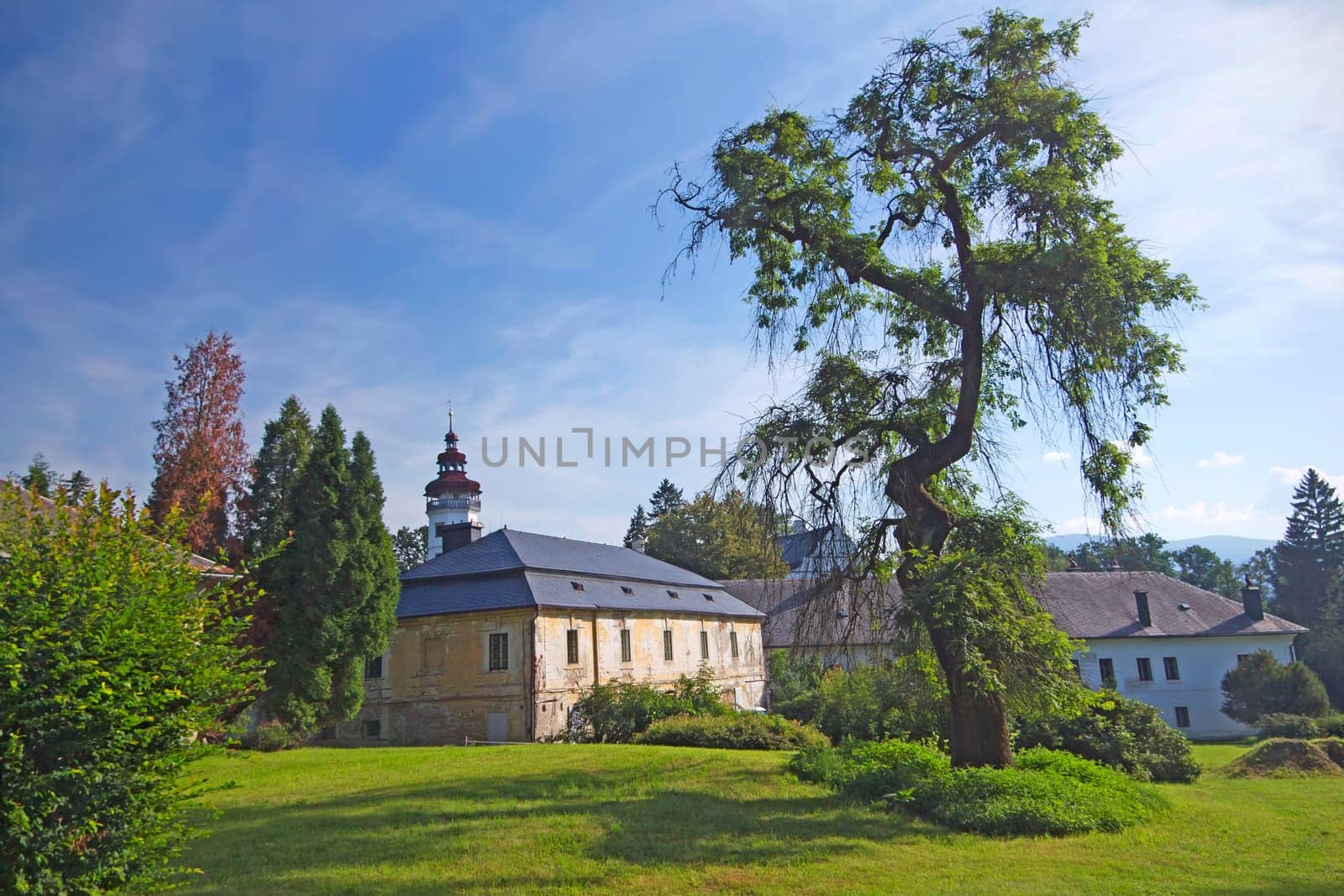 State castle in Velke Losiny (Jeseniky Mountains, Czech Republic).