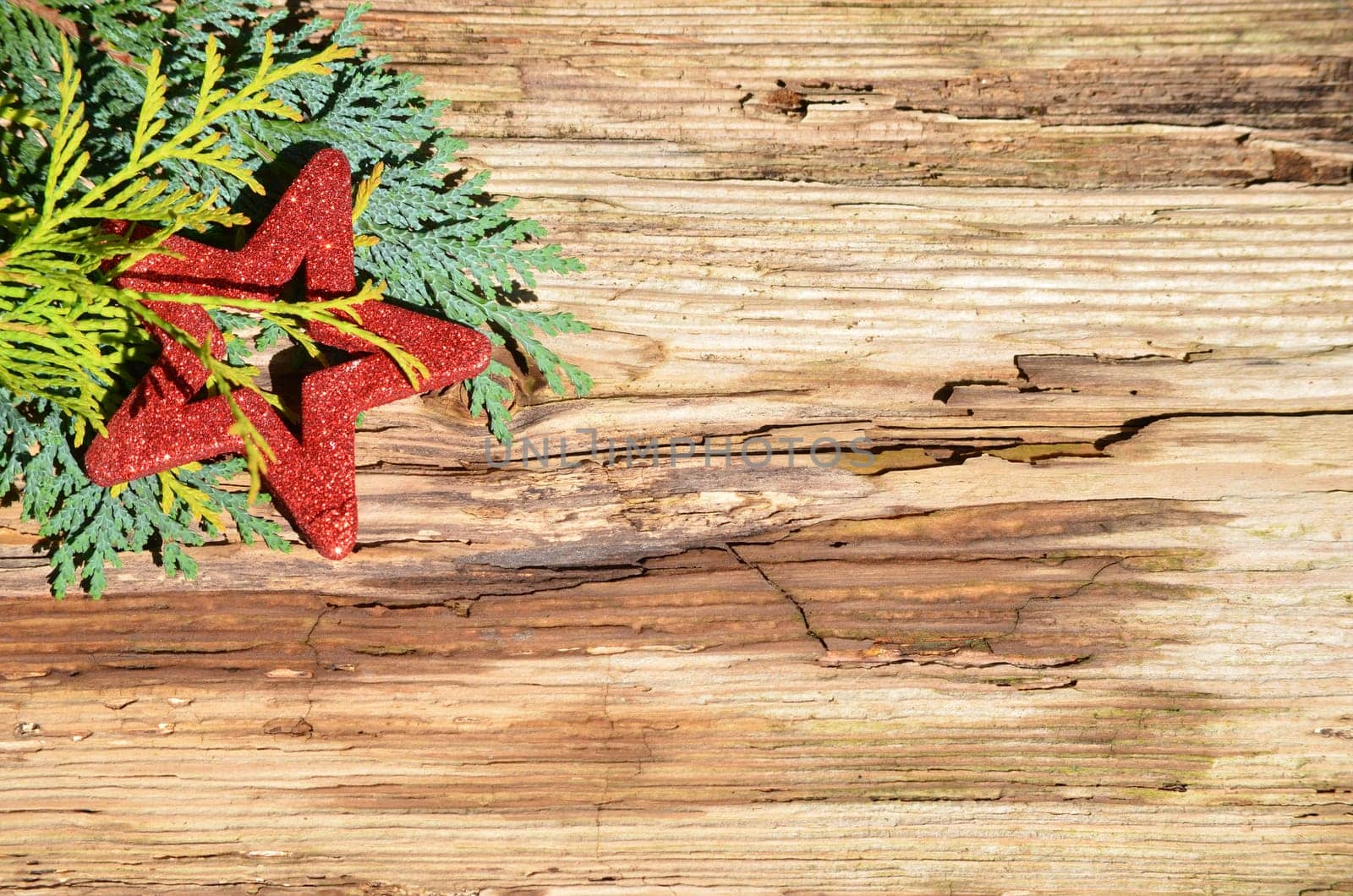 Christmas Background Wood Paper