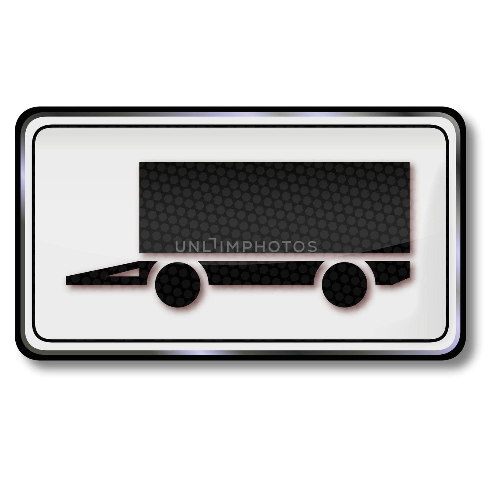Traffic Sign Truck Trailer