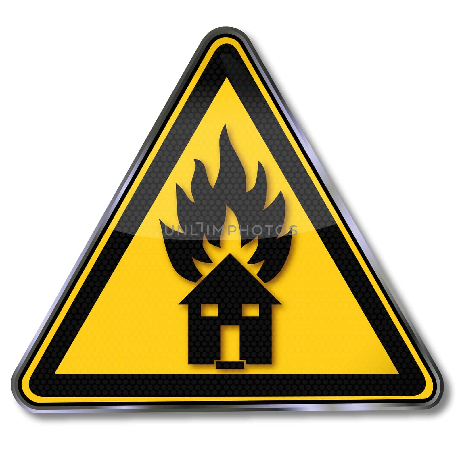 Sign house fire