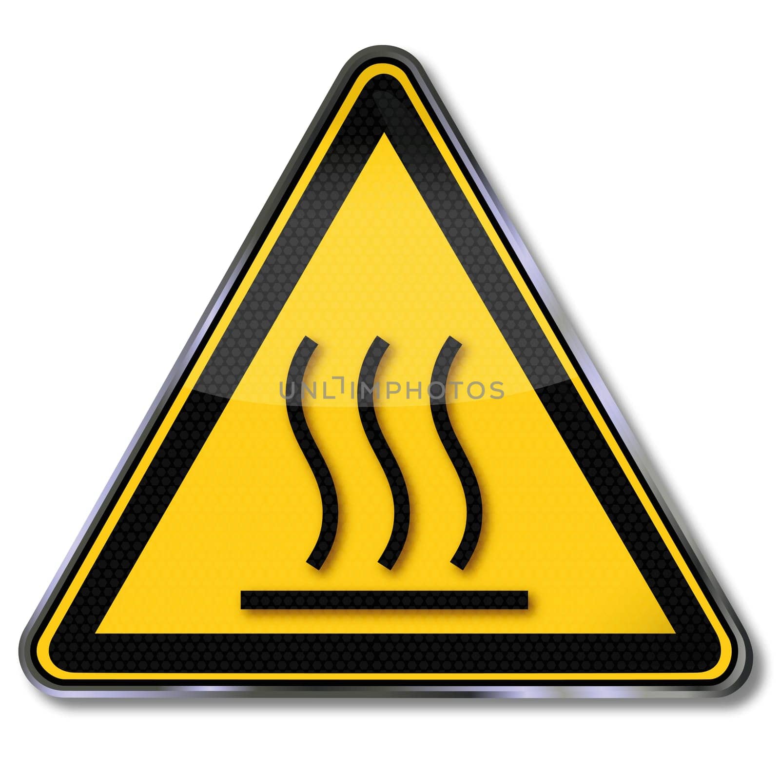 Hazard Symbol Hot Surface Warning