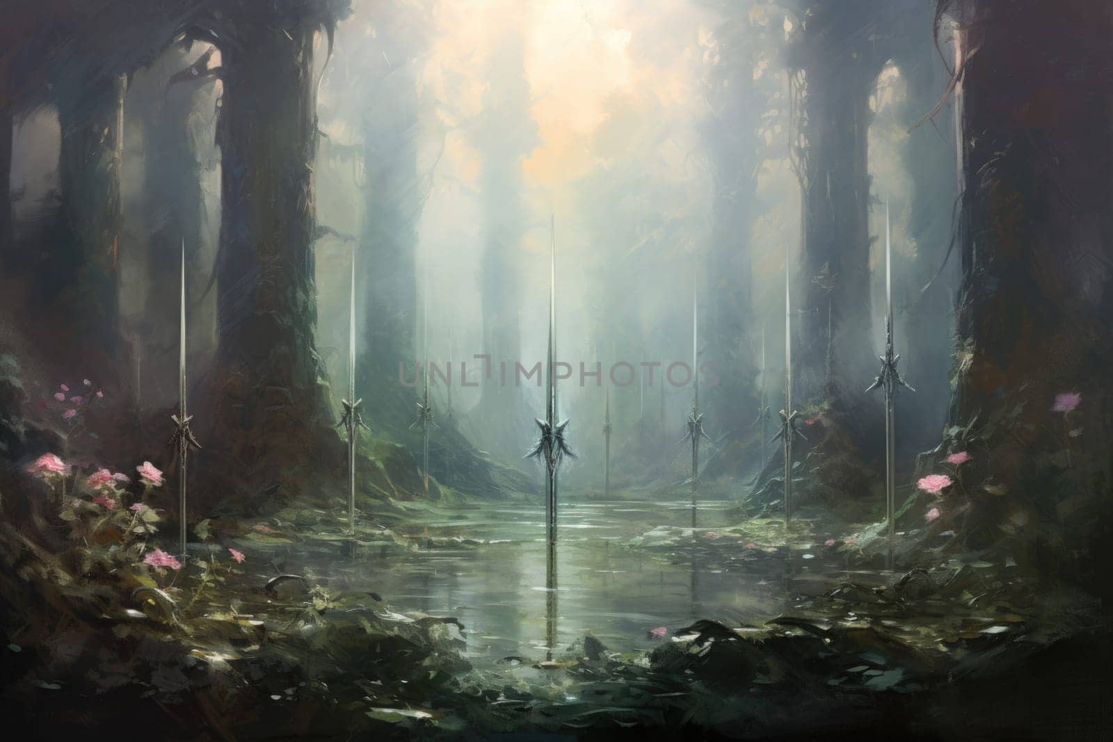 Embark on a journey into the realm of fantasy and encounter the extraordinary sentient enchanted swords.