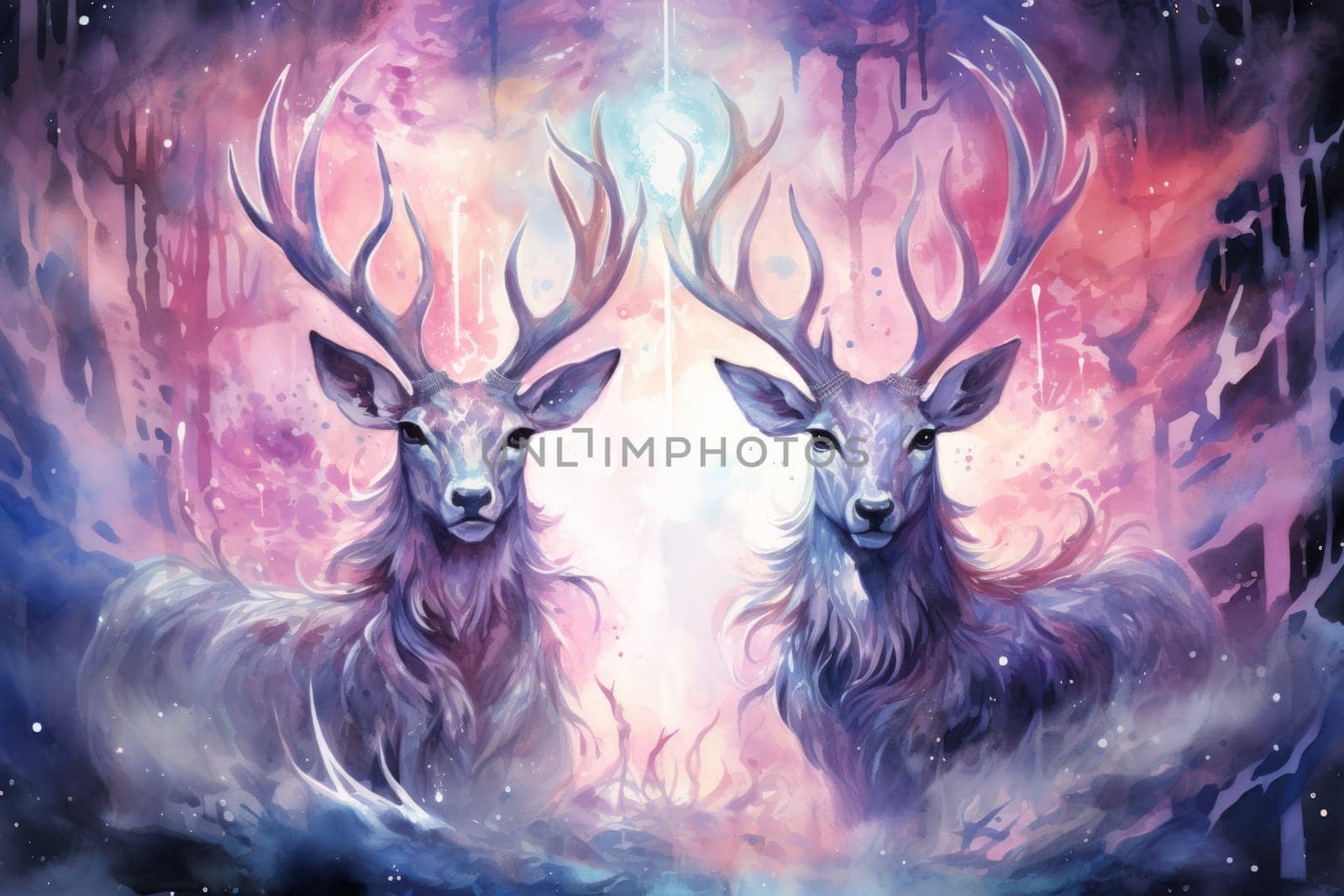 Immerse yourself in the ethereal beauty of this illustration created by a professional visual artist.