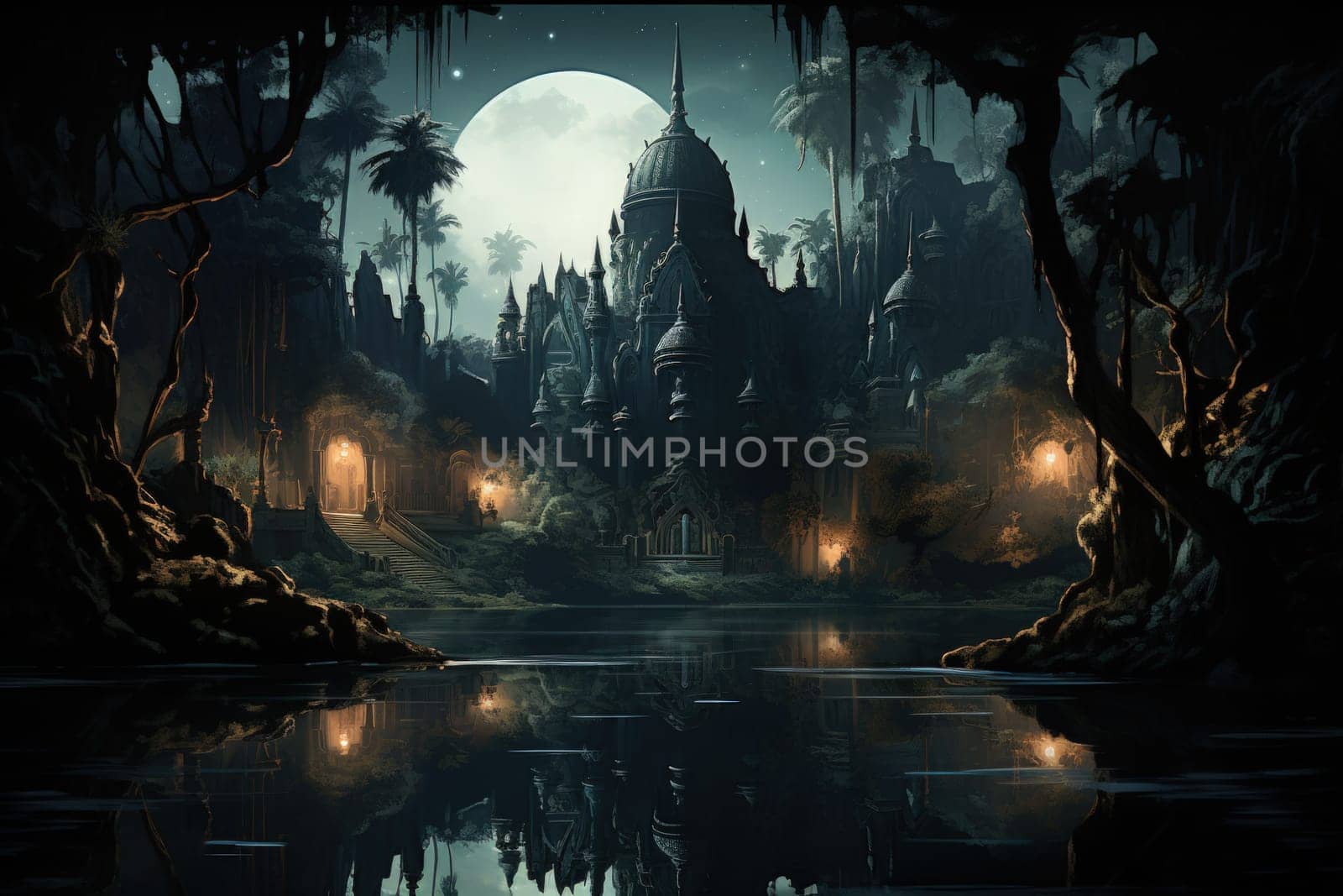 Within the mystical realm of fantasy, soothing oasis spirits emerge, their ethereal presence bringing solace to weary travelers.
