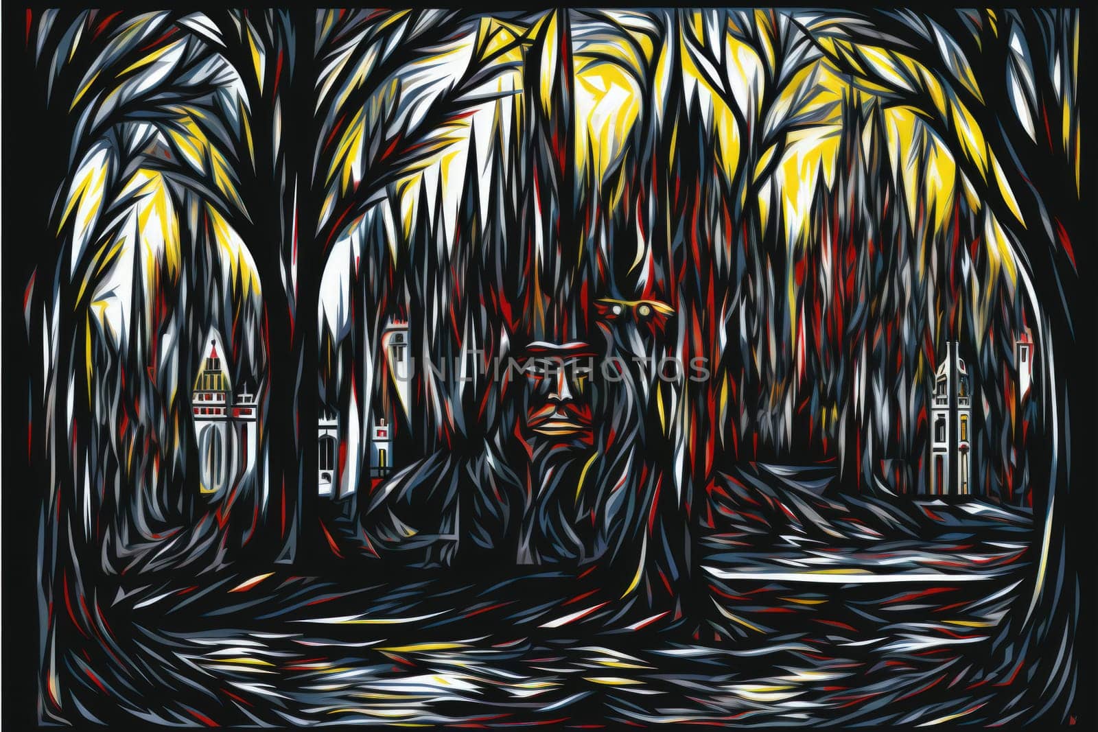 Deep within the realm of fantasy, vengeful banshees dwell, their anguished wails piercing the stillness of haunted forests.