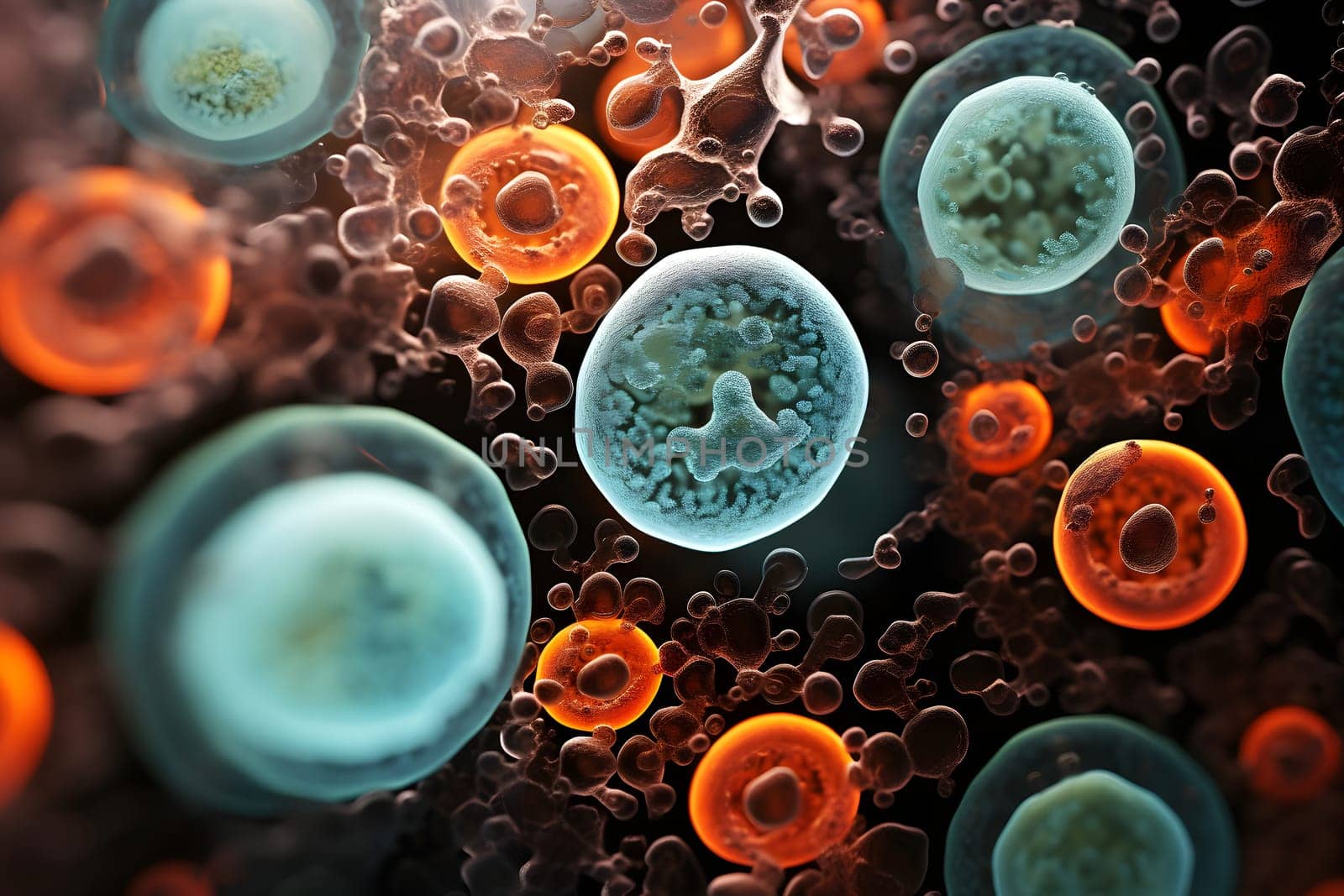 living worlds under the microscope, where cells, bacteria and microorganisms by audiznam2609