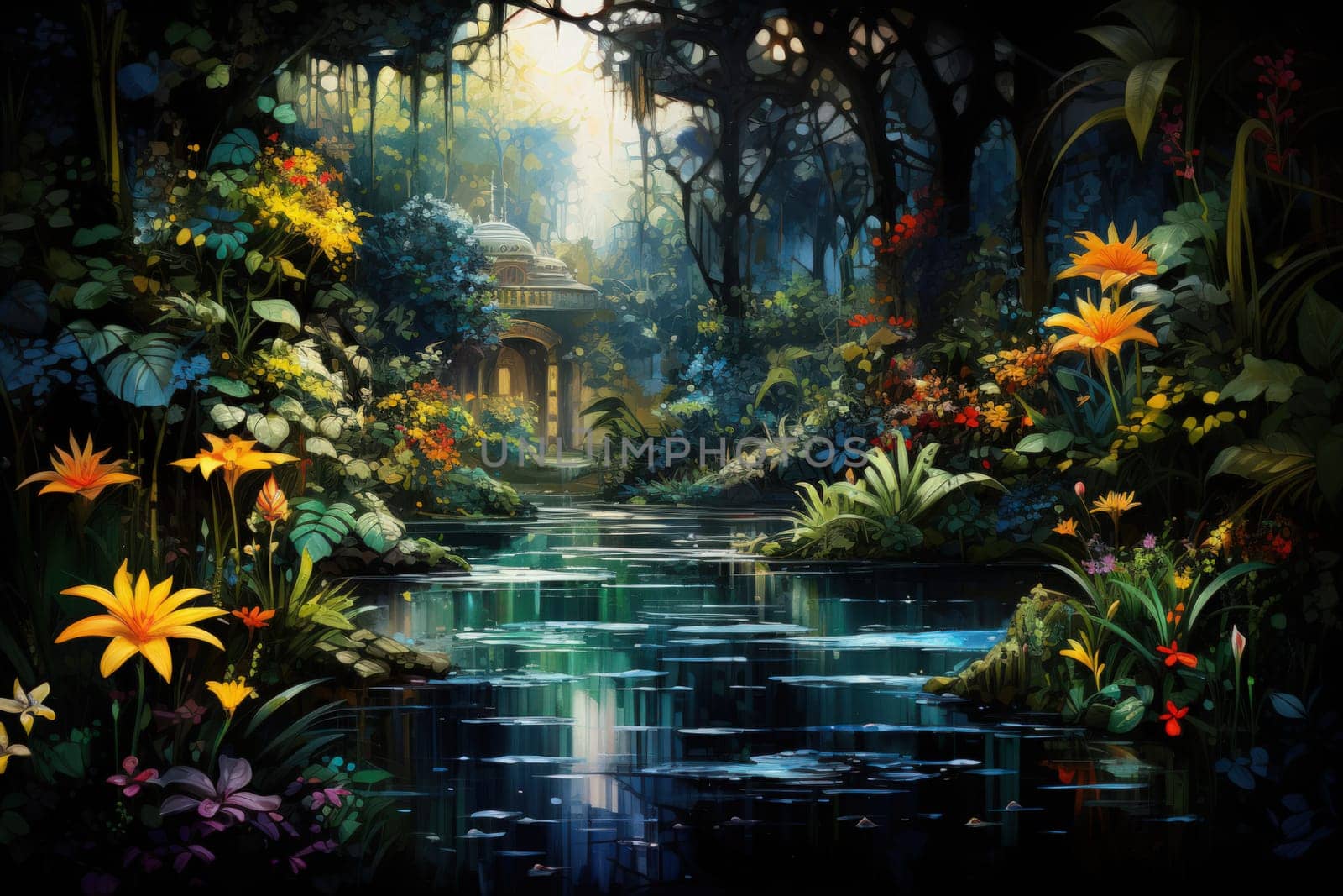 Within the mystical realm of fantasy, soothing oasis spirits emerge, their ethereal presence bringing solace to weary travelers.