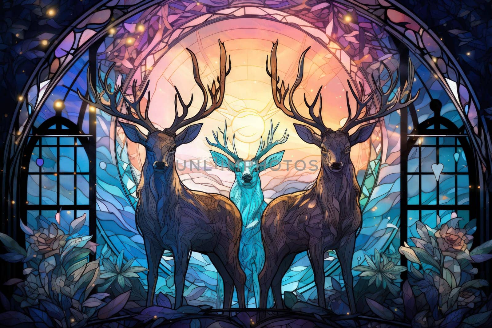 Immerse yourself in the ethereal beauty of this illustration created by a professional visual artist.