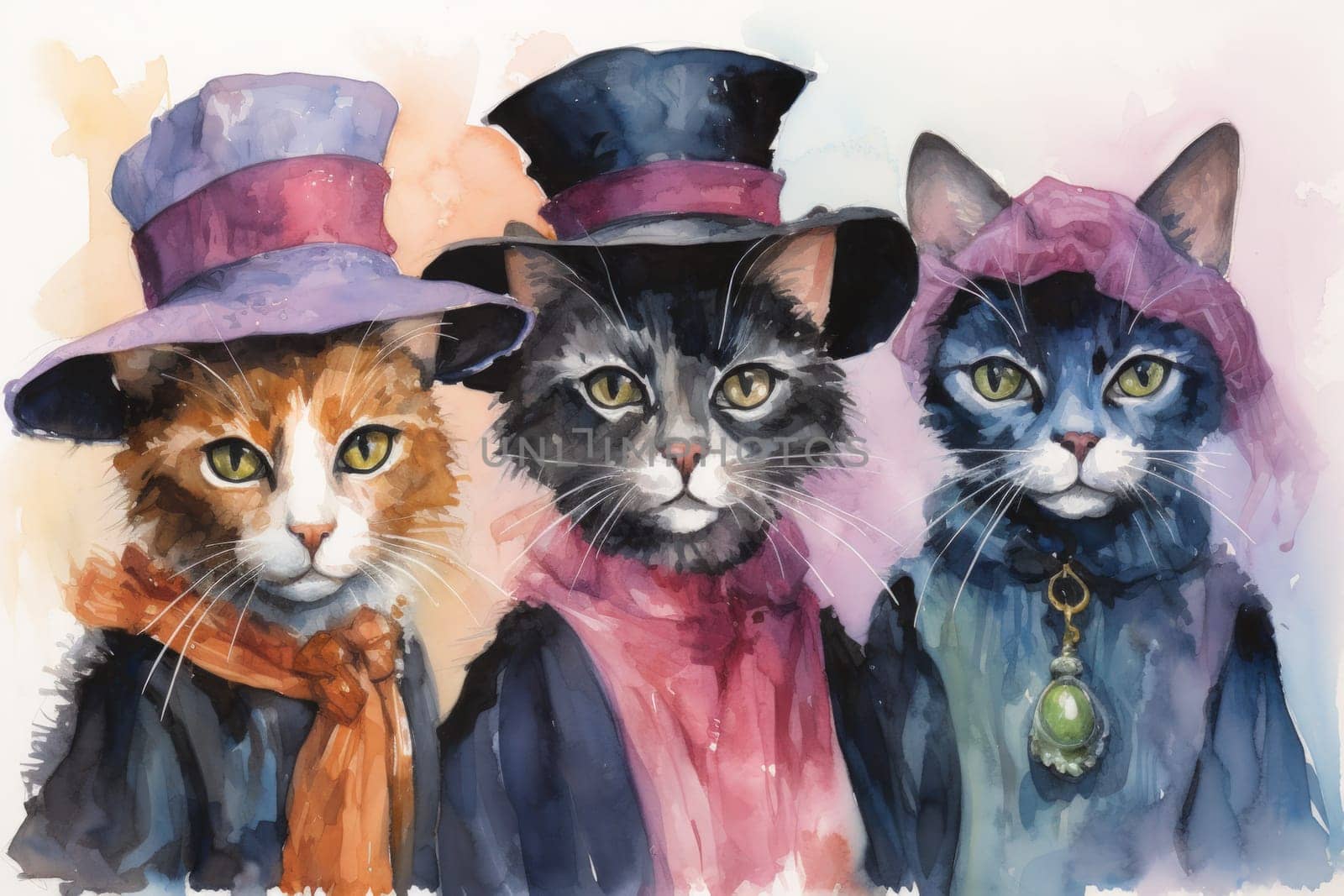 In the realm of fantasy, witches' familiars take on various forms, but the most iconic and cunning of all are the black cats.
