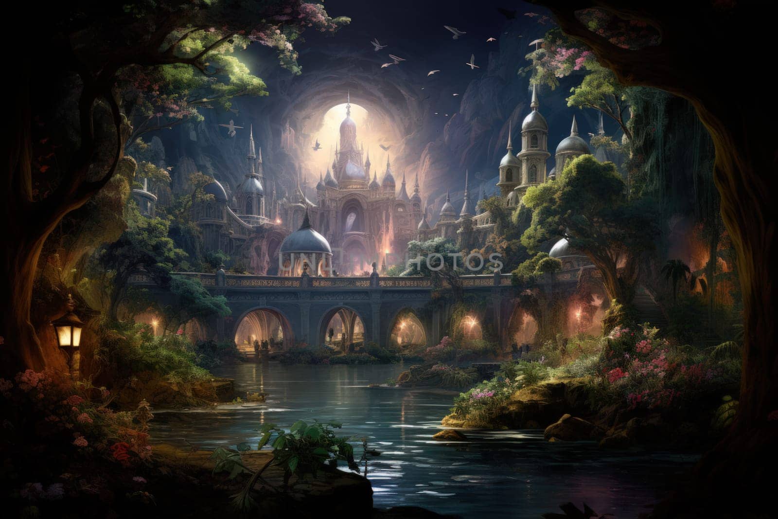 Within the mystical realm of fantasy, soothing oasis spirits emerge, their ethereal presence bringing solace to weary travelers.