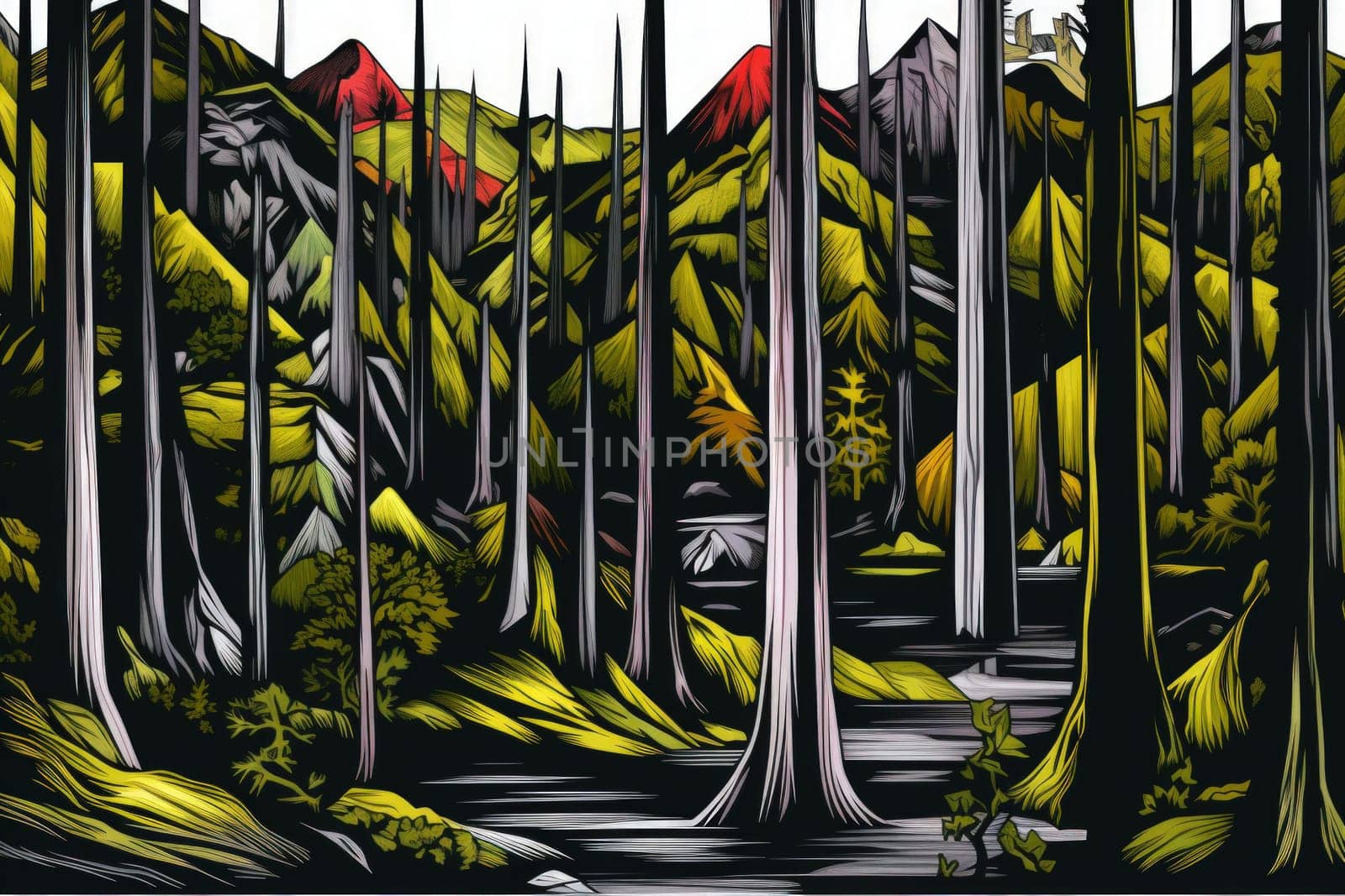 Deep within the realm of fantasy, vengeful banshees dwell, their anguished wails piercing the stillness of haunted forests.