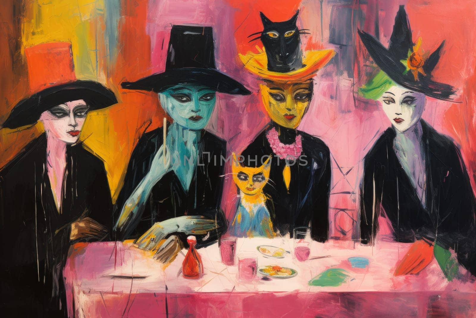 In the realm of fantasy, witches' familiars take on various forms, but the most iconic and cunning of all are the black cats.