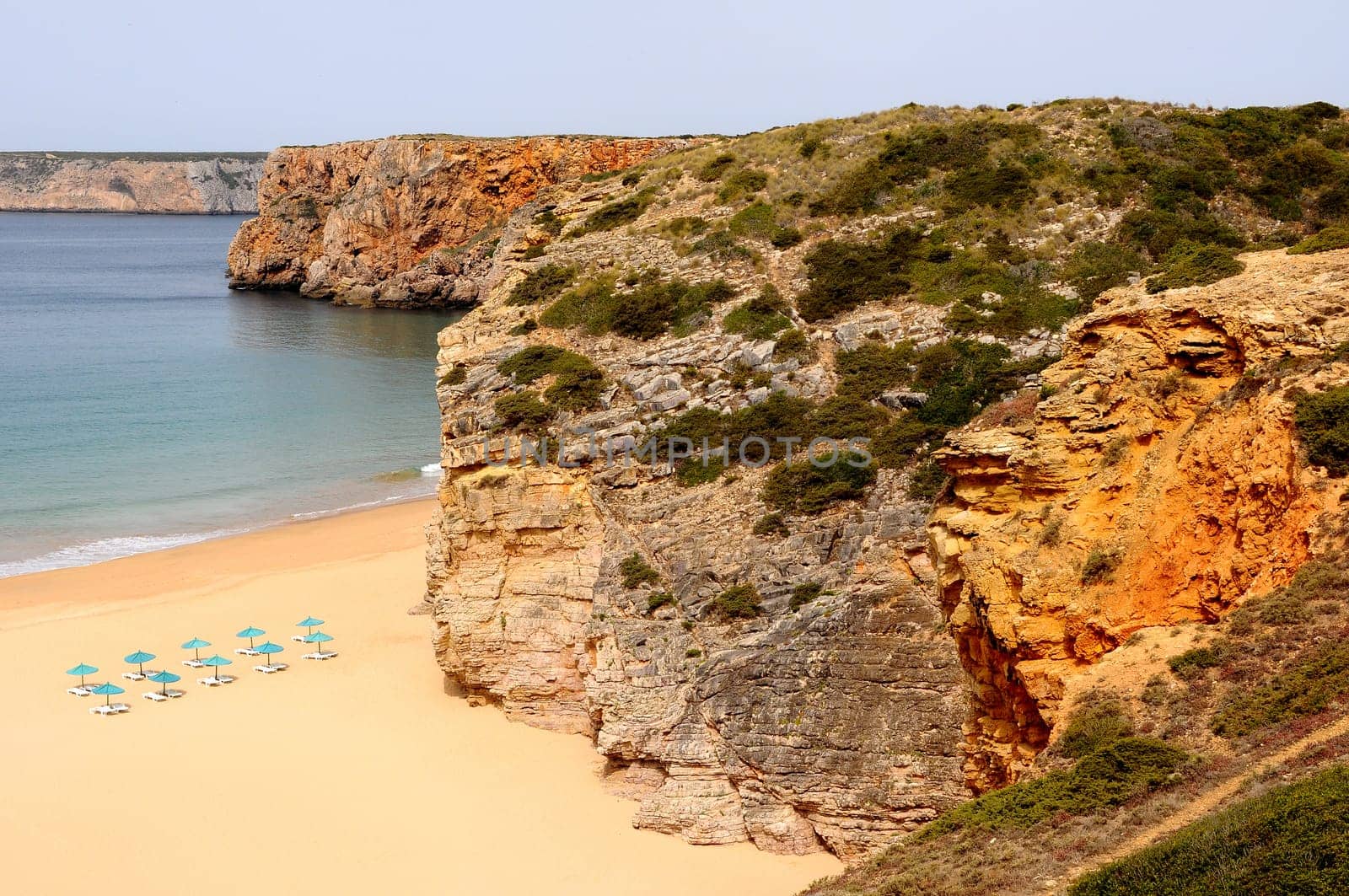 Coast near Sagres in Portugal