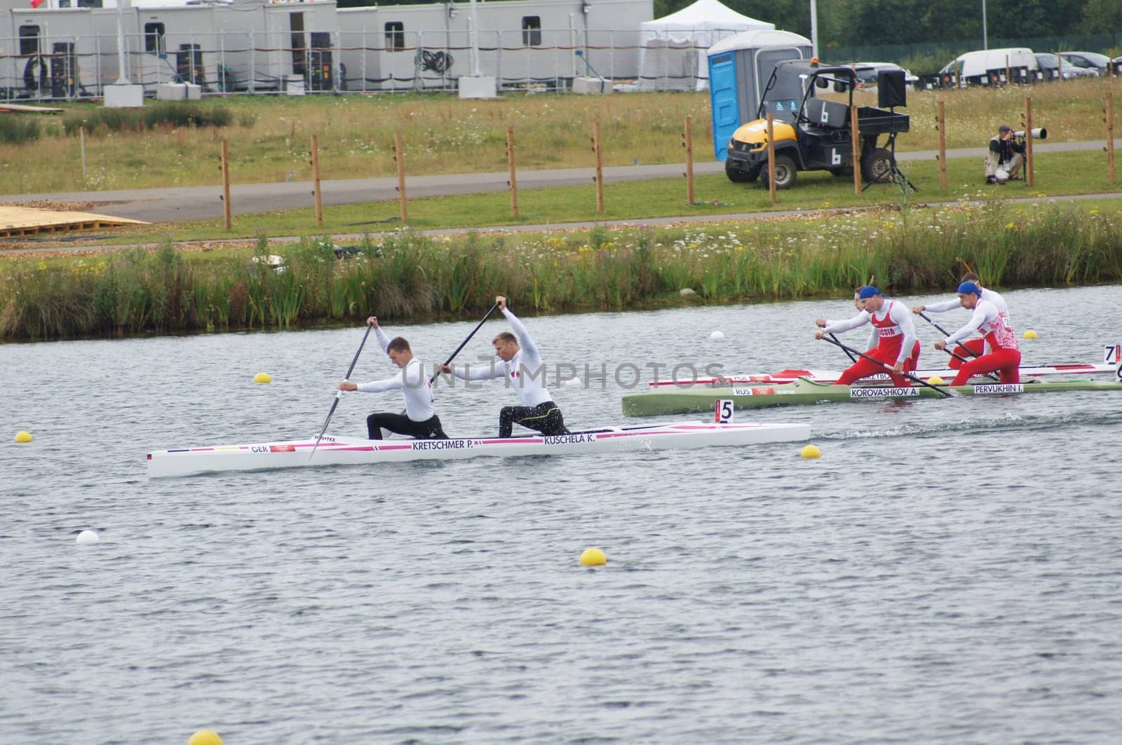 Men’s canoe doubles Winners Germany Gold &amp  Russia Bronze1000m for the 2012 L