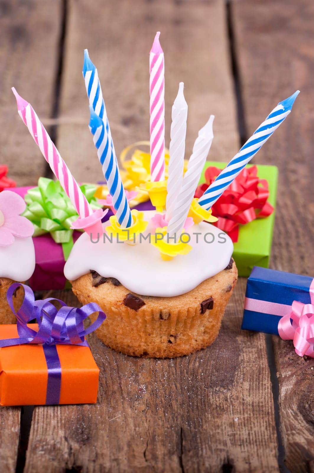 Birthday muffins