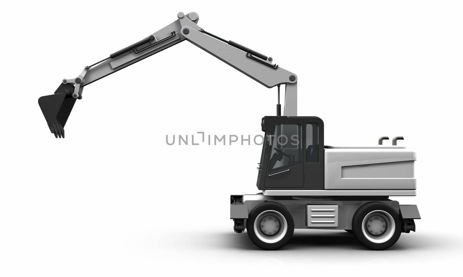 The White Shovel Excavator 03
