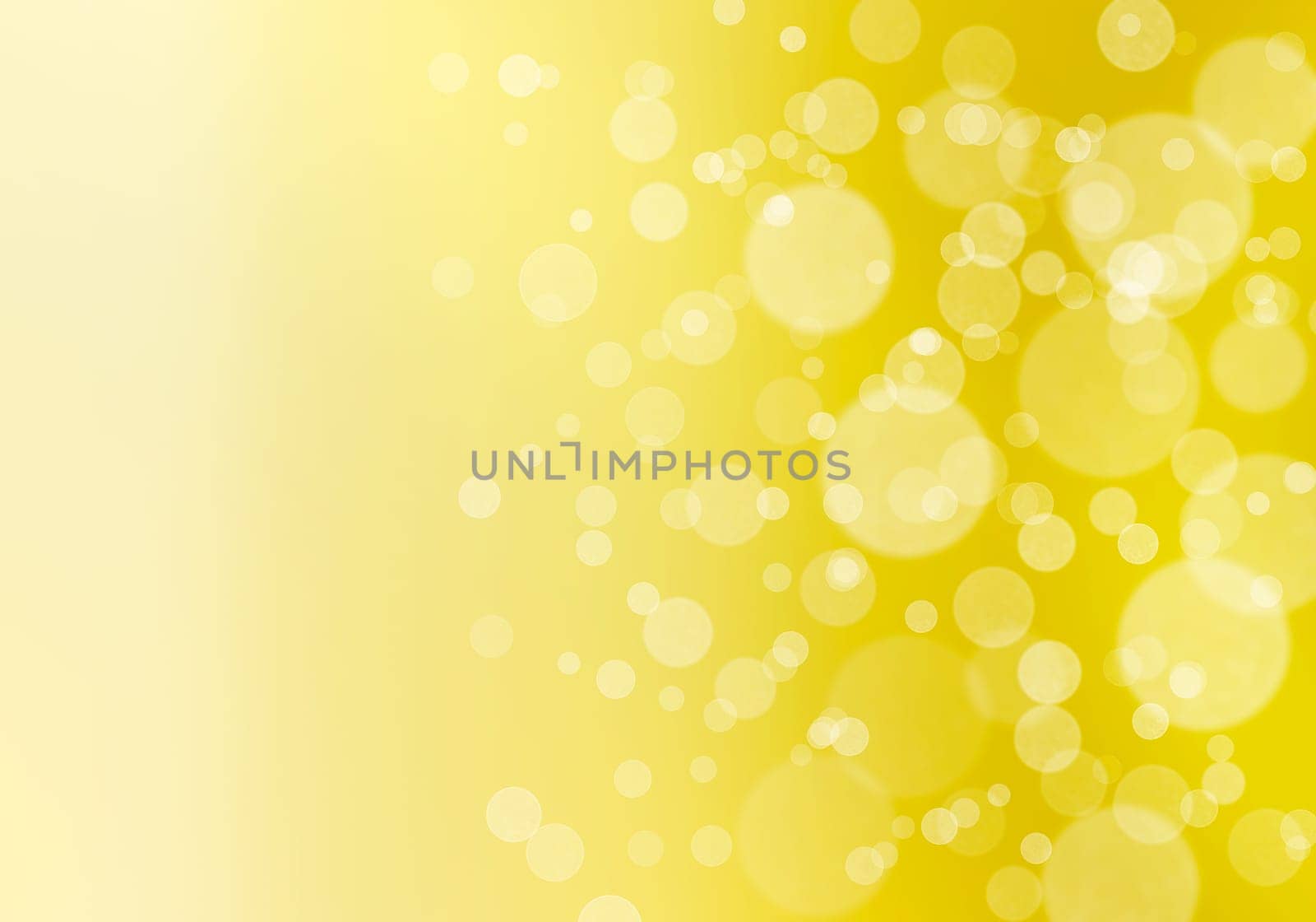 Abstract bokeh background in yellow hues