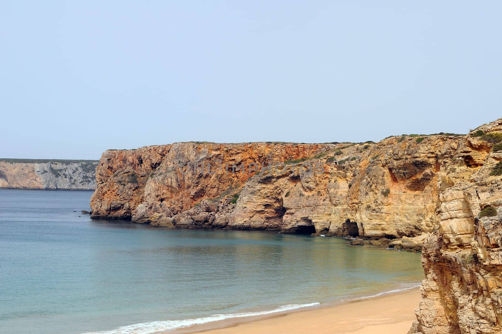 Cabo de Sao Vicente coast near Sagres in Portugal
